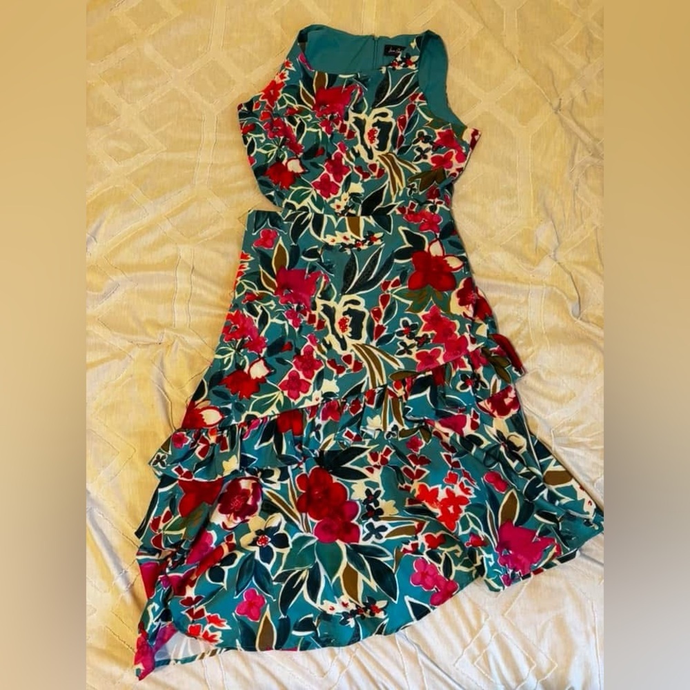 Sam Edelman Tropical Ruffle Dress